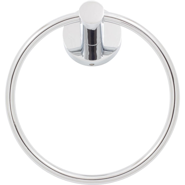 Zurich Towel Ring, Polished Chrome by Stone Harbor Hardware