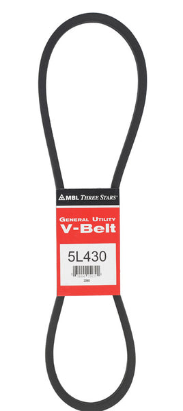 Mitsuboshi FHP General Utility V-Belt 0.63 in. W X 43 in. L For Fractional Horsepower Motors