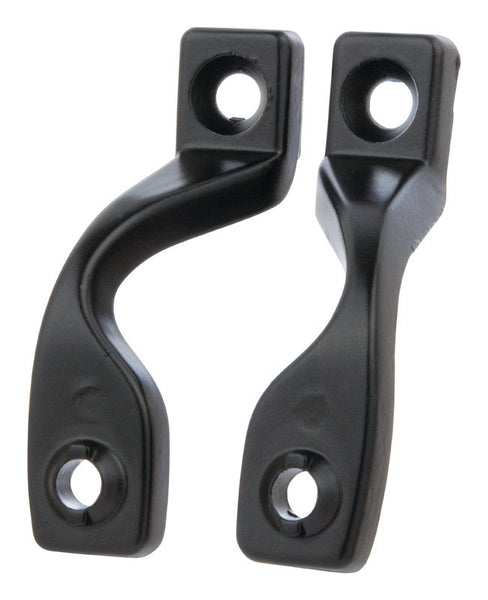 Barton Kramer 1.75 in. L Bronze Bronze Die-Cast Bracket 2 pk