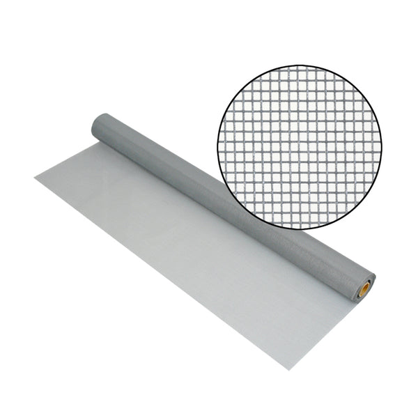 Malla mosquitera de poliéster gris Phifer Wire de 48 pulgadas de ancho y 100 pies de largo