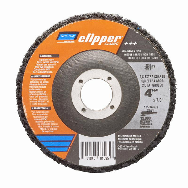 Disco clásico para cortadora de carburo de silicio Norton de 4-1/2 pulg. DX 7/8 pulg. 1 unidad