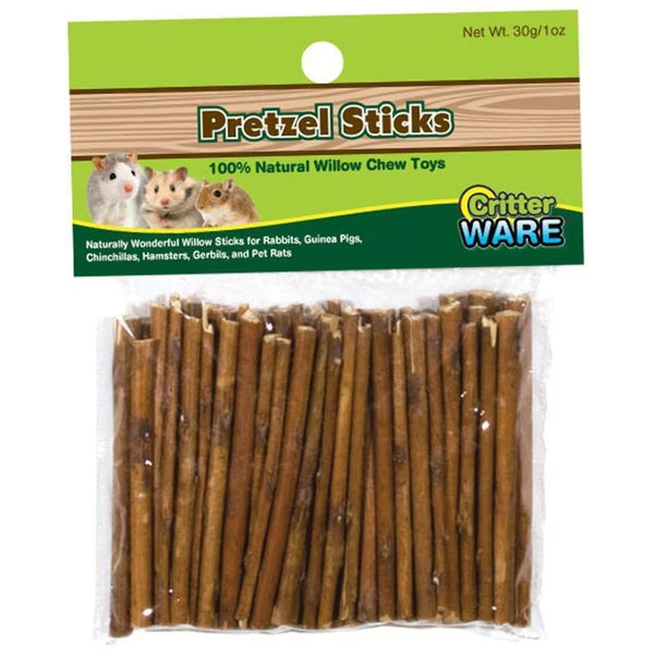 Willow Garden Pretzel Sticks, Chew Treat, Small Animals, 1 oz.