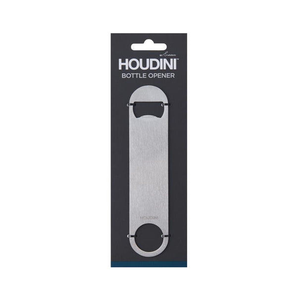 Abridor de botellas manual de acero inoxidable plateado Houdini