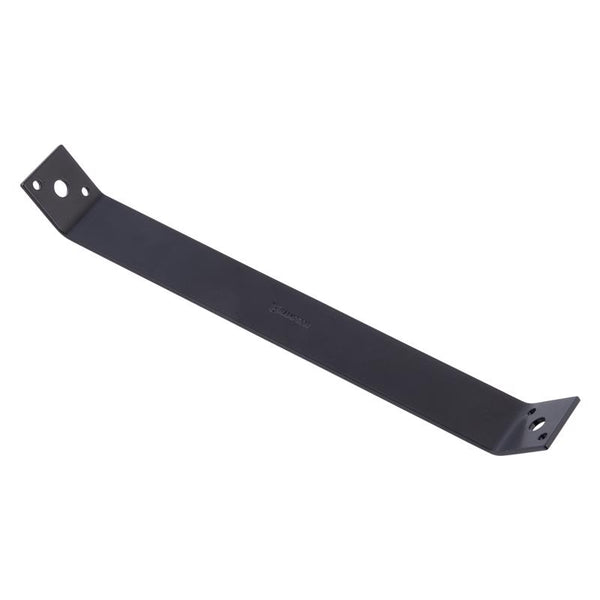 Tirante interior de acero negro Hampton de 13,3 pulg. de alto x 1,5 pulg. de ancho x 1/8 pulg. de profundidad