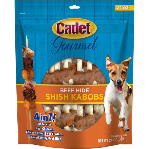 Brochetas de piel de res gourmet Cadet 4 en 1