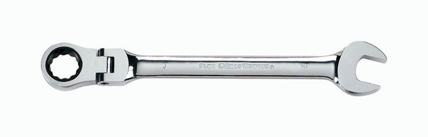 LLAVE DE ENGRANAJES 5/8 pulg. Llave combinada de cabeza flexible SAE de 12 puntas 8,19 pulg. L 1 pieza