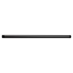 Matte black shower arm