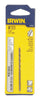 Broca calibre para alambre de longitud estándar de acero de alta velocidad Irwin n.° 33 x 2-5/8 pulg. L, vástago recto, 1 paquete