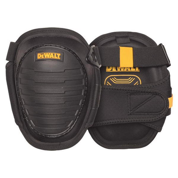 Rodilleras DeWalt de espuma de gel rígida de 9,3 in de largo x 7,25 in de ancho, color negro y amarillo, talla única
