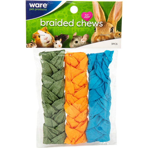 Masticables trenzados para animales pequeños