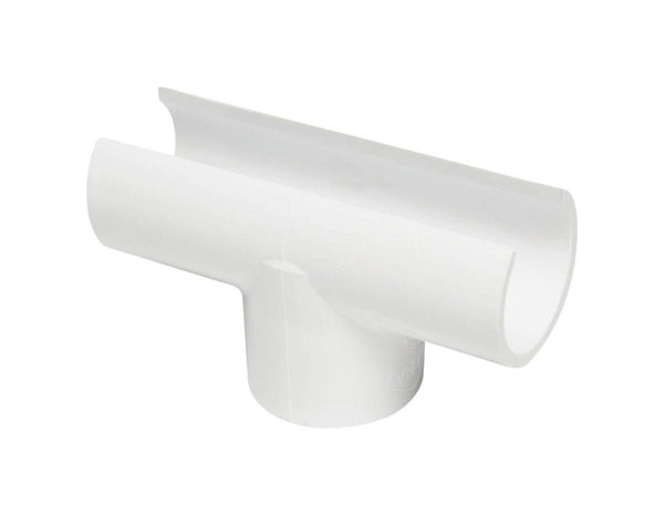 Tee de PVC a presión Dura Schedule 40 de 3/4 pulg. x 3/4 pulg. con deslizamiento en D, paquete de 1