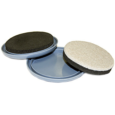 Deslizadores para muebles, 2 en 1 convertibles, fieltro, 2,5 a 3 pulgadas, paquete de 8.