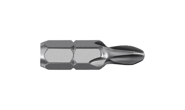 Irwin Phillips #2 S X 1 in. L Insert Bit S2 Tool Steel (Pack of 25)