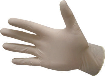 Guante de látex sin polvo Ag-Tek de 4 milésimas de pulgada