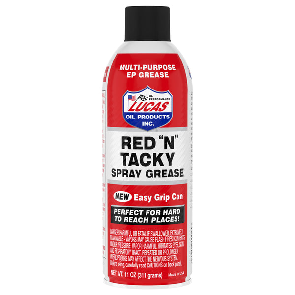 Lucas Oil Products Red "N" Tacky Multi-Purpose Grease 11 oz (Pack of 12)