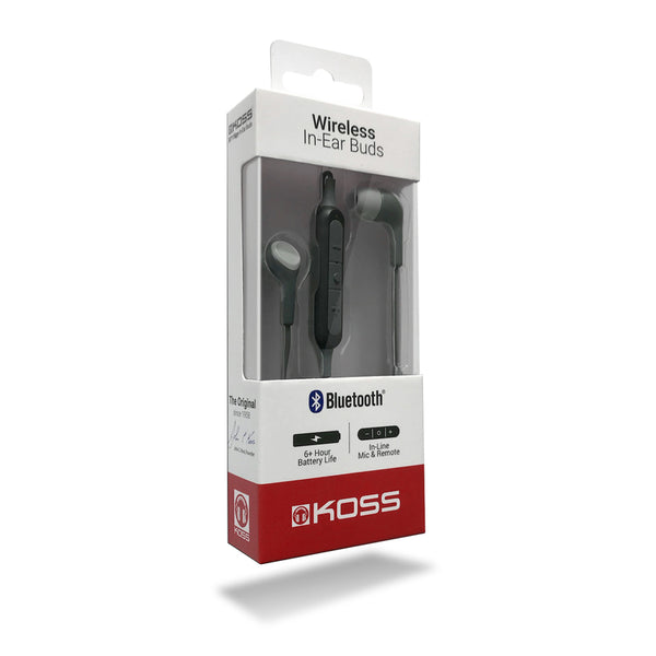 Audífonos inalámbricos Bluetooth Koss con micrófono, paquete de 1