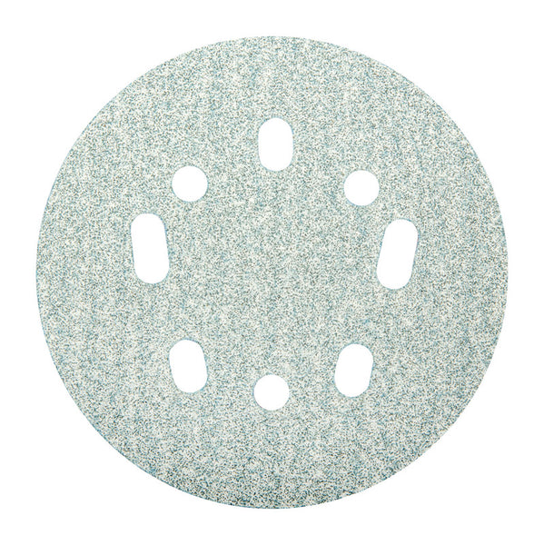 Disco de lijado con velcro de alúmina cerámica Norton ProSand de 5 in, grano grueso 80, paquete de 50