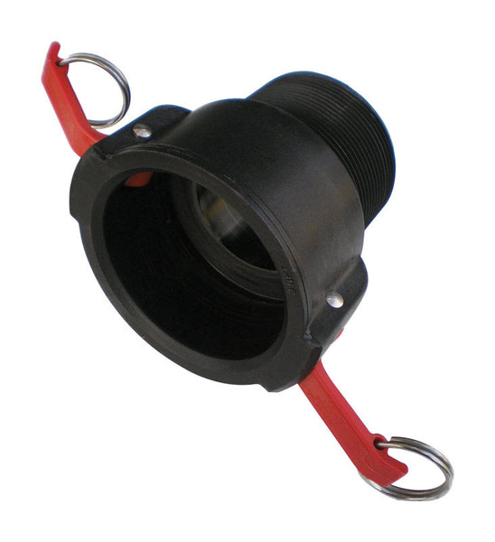 Abbott Rubber Polypropylene 2 in. D X 2 in. D Female Coupler 1 pk