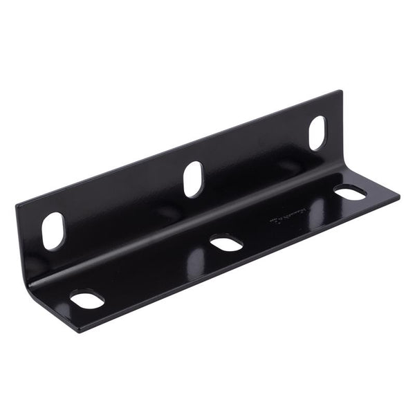 Soporte interior/exterior de acero negro Hampton de 9 pulg. de alto x 2,10 pulg. de ancho x 1/8 pulg. de profundidad