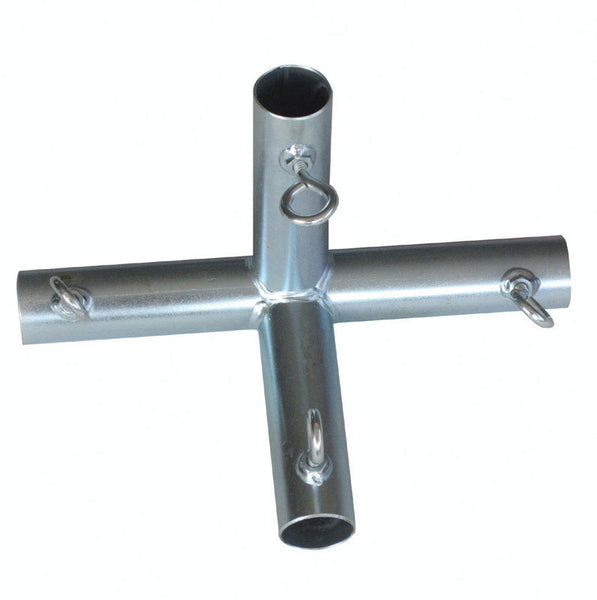 Conector de pico bajo AHC de 1 pulg. redondo x 1 pulg. de profundidad, 1 pulg. de profundidad, P4I, acero al carbono galvanizado, 10 pulg. de largo - Caja abierta