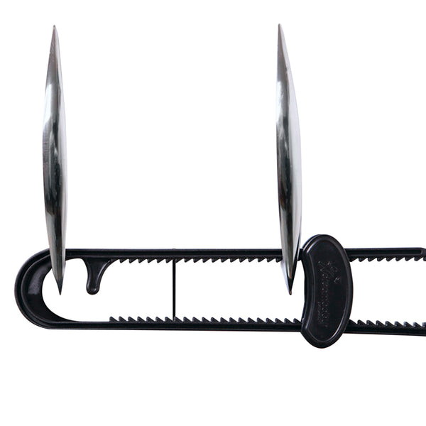 Cerraduras deslizantes de plástico negro Dreambaby para gabinete, paquete de 2