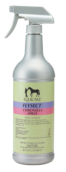 Equicare Flysect Spray de citronela con lanolina