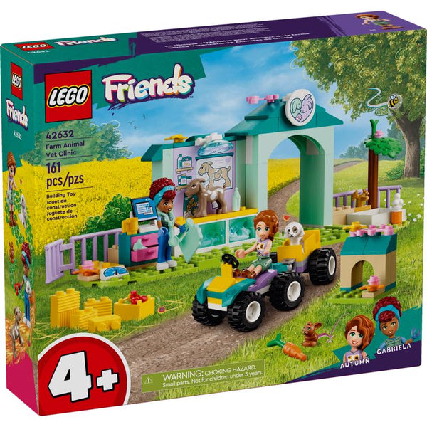 LEGO Friends Farm Animal Vet Clinic ABS Plastic Multicolor 161 pc
