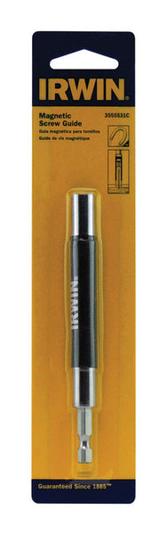 Guía de tornillos Irwin Hex de 7-3/8 pulg. en L, acero para herramientas S2, paquete de 1