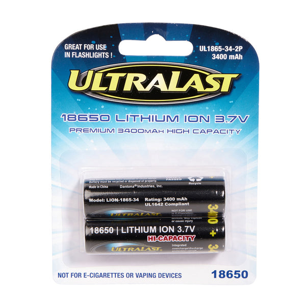 BATRY LI-ION 18650 2PK