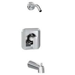 Chrome Posi-Temp(R) tub/shower