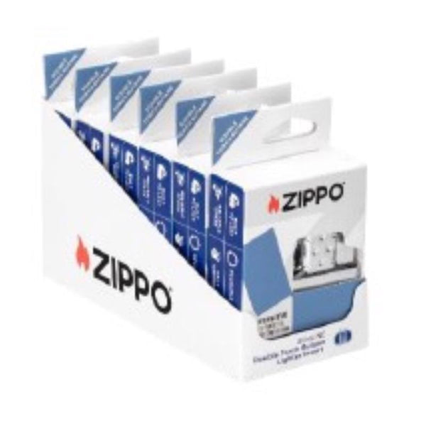 Encendedor con doble antorcha de plata Zippo, paquete de 1