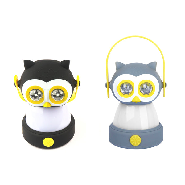 Linterna de camping con forma de búho de Diamond Visions, 1 unidad (paquete de 6)