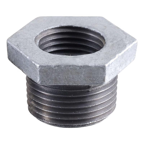 Buje hexagonal de hierro maleable galvanizado de 3 pulg. MIP x 2 pulg. D FIP de STZ Industries