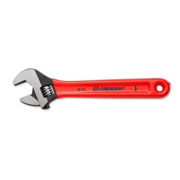 Llave ajustable con empuñadura acolchada Crescent métrica y SAE de 10 pulg. de largo, 1 pieza