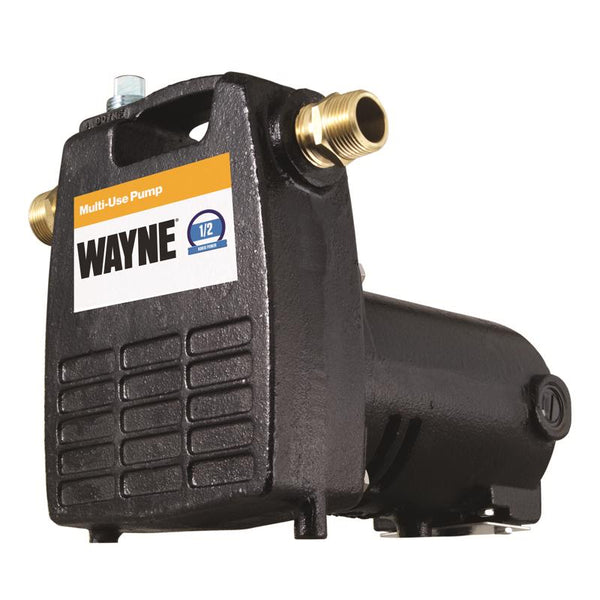 Bomba de transferencia de CA con interruptor inferior sin interruptor de hierro fundido de 1/2 HP y 1600 gph de Wayne