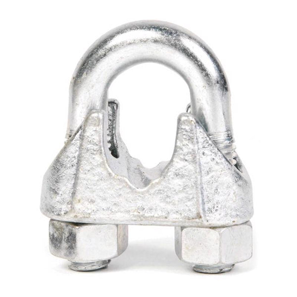 Clip para cable de acero forjado galvanizado de Koch Industries (paquete de 20)