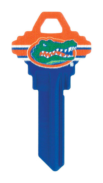 Hillman University of Florida Painted Key House/Office Universal Key Blank Single sided (Pack of 6)