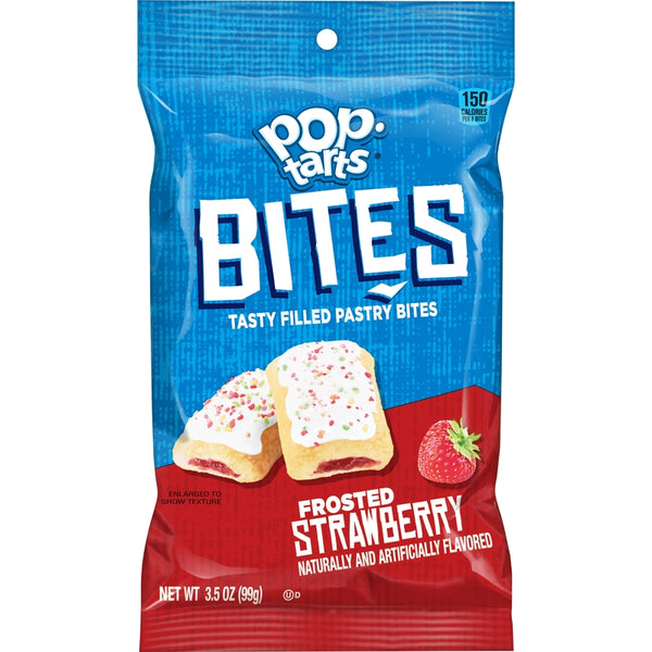 Pop-Tarts Strawberry Snack 3.5 oz Bagged (Pack of 6)