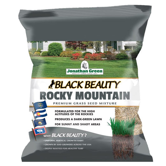 Jonathan Green Black Beauty Rocky Mountain Mixed Sun or Shade Grass Seed 3 lb