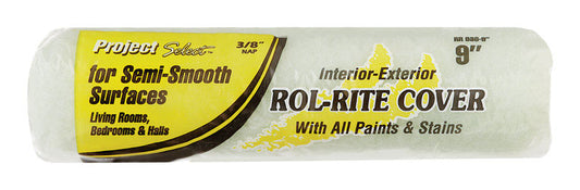 Project Select Rol-Rite Polyester 3/8 in. x 9 in. W Regular Paint Roller Cover 1 pk (Pack of 12)