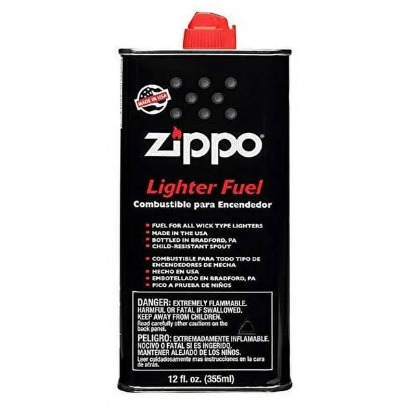 Zippo Black Lighter Fuel 12 oz 1 pk (Pack of 12)