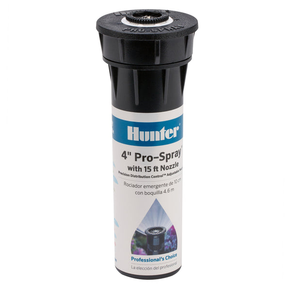 Aspersor emergente ajustable Hunter Pro-Spray de 4 in de alto