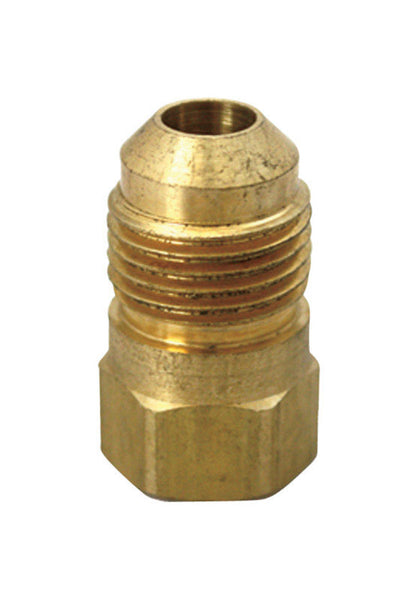 JMF 3/8 in. Flare x 3/8 in. Dia. FIP Brass Adapter (Pack of 5)
