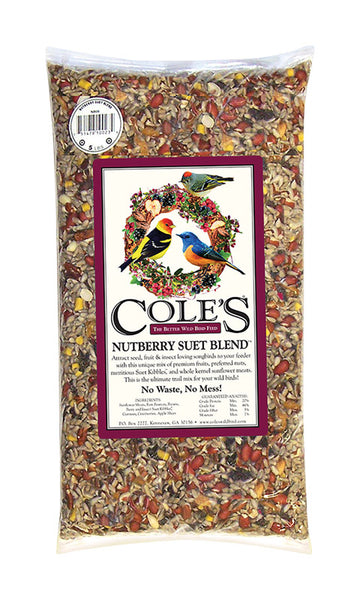 Cole's Nutberry Suet Blend Wild Bird Food 20 lb