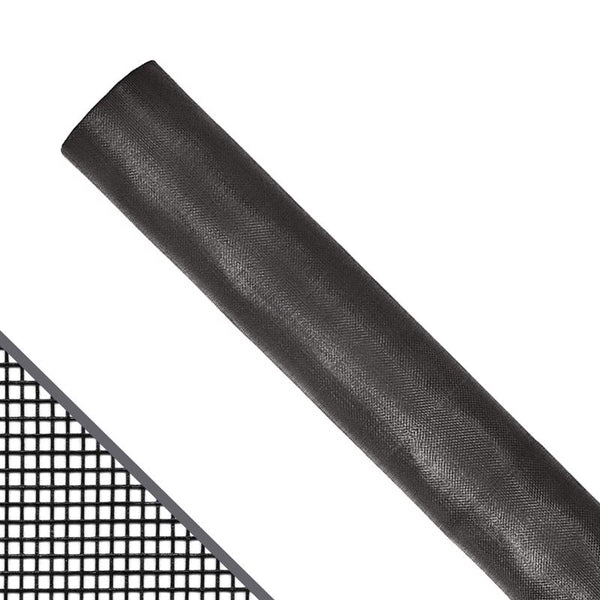 Tela mosquitera de fibra de vidrio ADFORS de Saint-Gobain, color carbón, de 72 pulgadas de ancho y 100 pies de largo