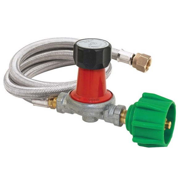 Regulador de alta presión Bayou Classic de acero inoxidable de 48 pulgadas de largo
