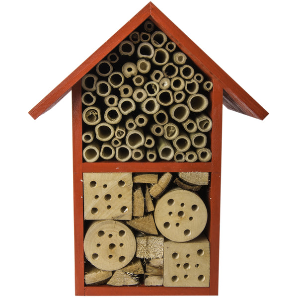 CASA PARA INSECTOS DE MADERA DE 11" DE ALTO