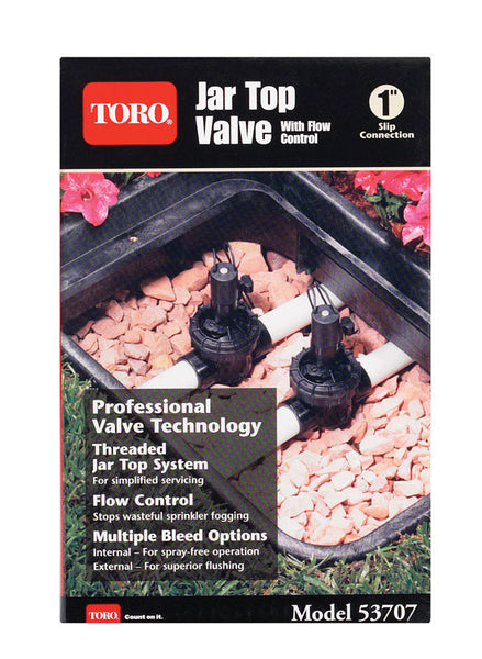 Válvula de tapa de jarra Toro de 1 pulg. y 150 psi