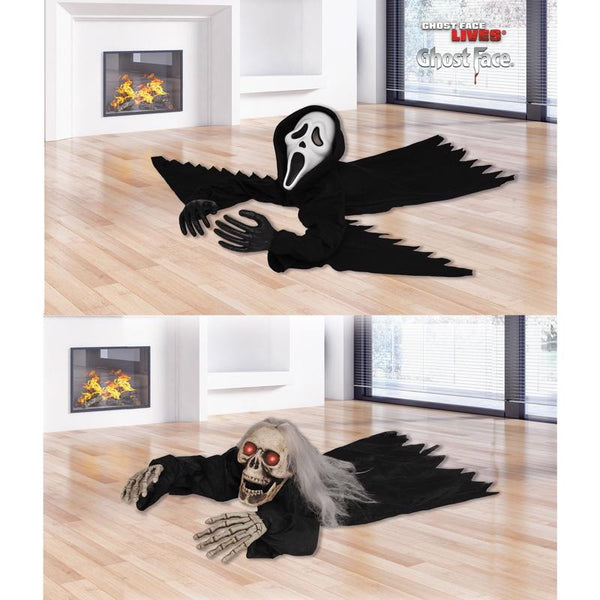 Fun World Crawling Reaper or Ghost Face Halloween Decor