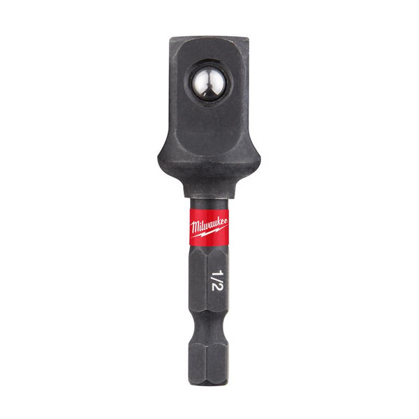 Adaptador de dado hexagonal/cuadrado de 2,95 pulg. en L de acero Milwaukee Tool, paquete de 10 (1 unidad)